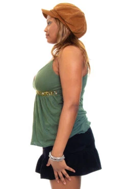 Vintage Y2K Green Sequin Tank Top - M/L -TUNNEL Vision Shop 000000nn 0691