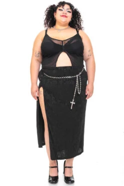 Siren Black High Slit Skirt 37 Siren Black High Slit Skirt -TUNNEL Vision Shop 000000nn 9483