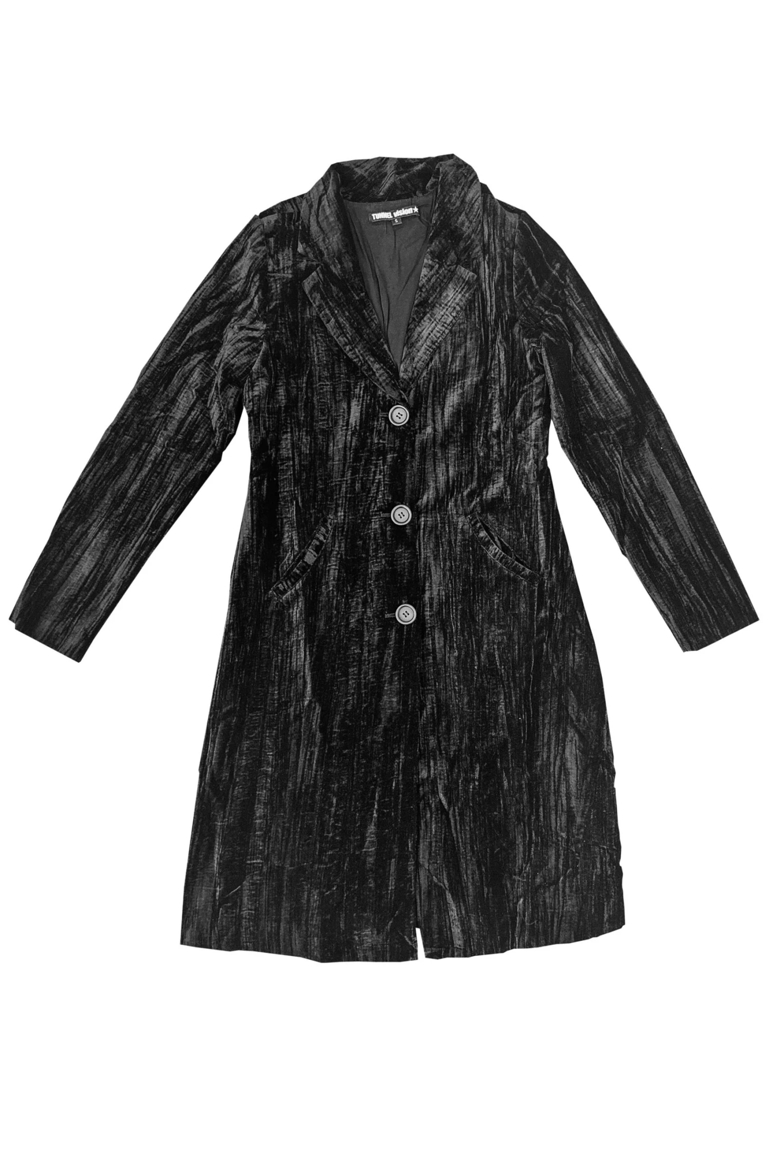 Mazzy Black Longline Jacket 2 Mazzy Black Longline Jacket - Image 2