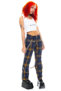 Plaid Poly Chain Bondage Pants 30 Plaid Poly Chain Bondage Pants -TUNNEL Vision Shop 256A0036 4abfa924 a4c1 43a8 b334 0776eaef16f1