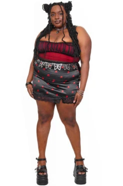 Kiki Heart Crossbones Lace-Trim Mini Skirt 33 Kiki Heart Crossbones Lace-Trim Mini Skirt -TUNNEL Vision Shop 256A0140 36ffd737 442a 49b0 933b 6988bc8c8be2