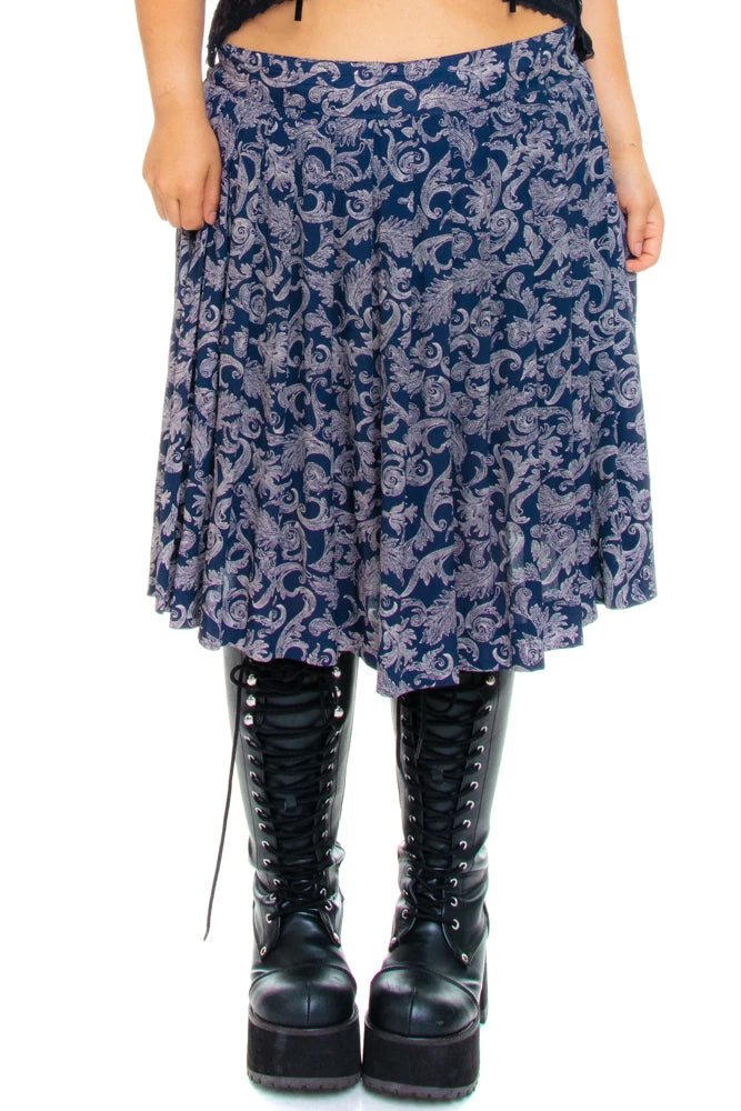 Vintage 90's Paisley Print Skirt - XL/2X 3 Vintage 90's Paisley Print Skirt - XL/2X - Image 3