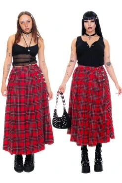 Muzzle Plaid Maxi Kilt