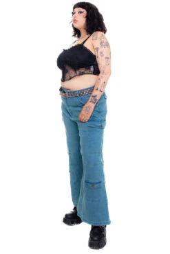 Reggie Blue Denim Cargo Baggies 26 Reggie Blue Denim Cargo Baggies -TUNNEL Vision Shop 256A0271