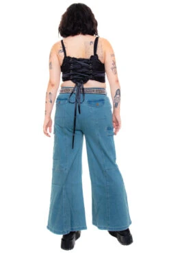 Reggie Blue Denim Cargo Baggies 28 Reggie Blue Denim Cargo Baggies -TUNNEL Vision Shop 256A0273