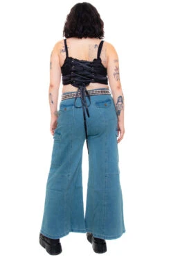 Reggie Blue Denim Cargo Baggies 29 Reggie Blue Denim Cargo Baggies -TUNNEL Vision Shop 256A0274