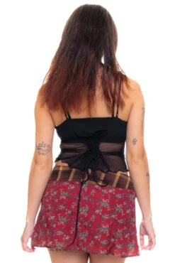 Priscilla Patchwork Low-Rise Mini Skirt -TUNNEL Vision Shop 256A0293 b26dfab2 5d64 467b b821 2c4d7813a0f5