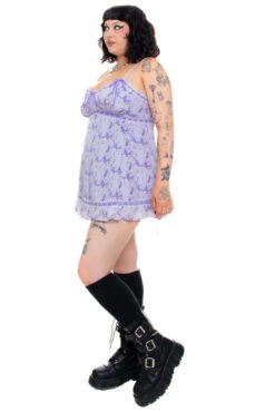 Babydoll Lavender Micro Slip Dress -TUNNEL Vision Shop 256A0297