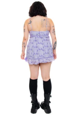 Babydoll Lavender Micro Slip Dress -TUNNEL Vision Shop 256A0299