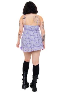 Babydoll Lavender Micro Slip Dress -TUNNEL Vision Shop 256A0300