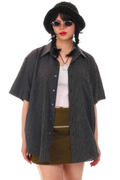 Vintage Classics - Short-Sleeve Patterned Button-Up Shirt -TUNNEL Vision Shop 256A0319 e41b7b43 9d37 4687 b5b3 a40db6b4bec2