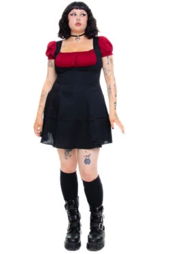 Alicia Underbust Black & Red Dress 28 Alicia Underbust Black & Red Dress -TUNNEL Vision Shop 256A0331