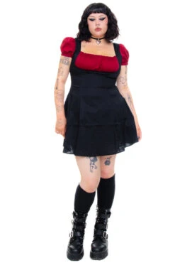 Alicia Underbust Black & Red Dress 29 Alicia Underbust Black & Red Dress -TUNNEL Vision Shop 256A0332