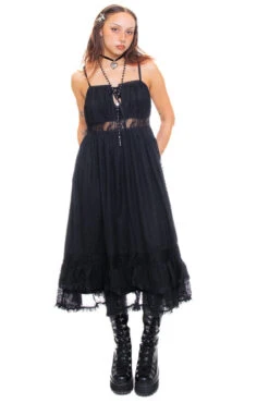 Maxi Dolly Black Dress 37 Maxi Dolly Black Dress -TUNNEL Vision Shop 256A0351