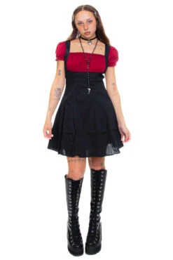 Alicia Underbust Black & Red Dress 22 Alicia Underbust Black & Red Dress -TUNNEL Vision Shop 256A0362