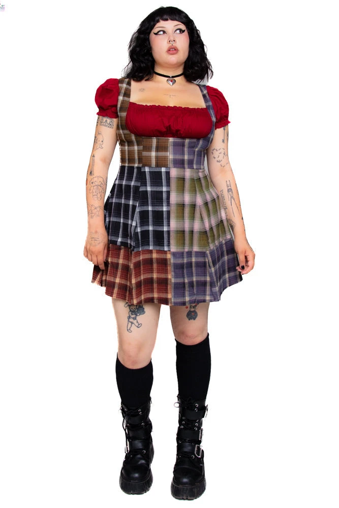 Alicia Underbust Patchwork Dress 5 Alicia Underbust Patchwork Dress - Image 5