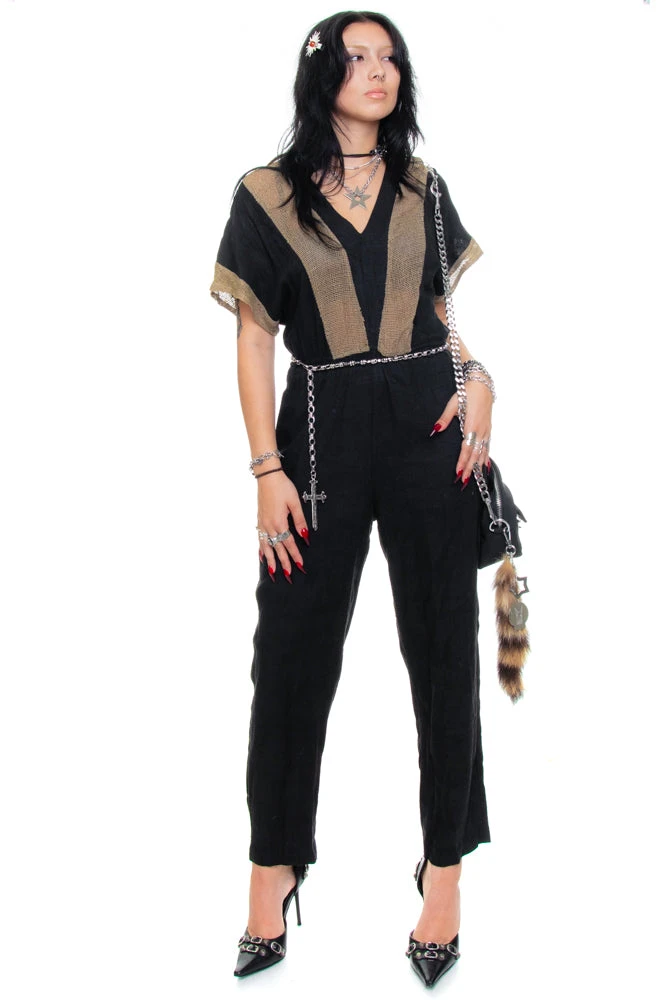 Vintage 90's Rayon Jumpsuit - M 3 Vintage 90's Rayon Jumpsuit - M - Image 3