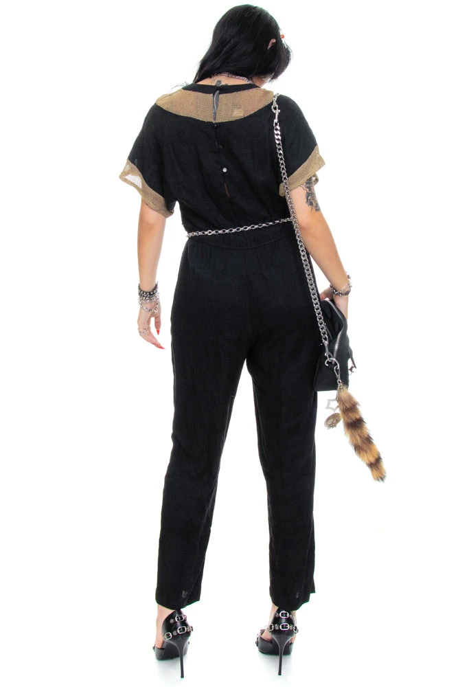 Vintage 90's Rayon Jumpsuit - M 6 Vintage 90's Rayon Jumpsuit - M - Image 6