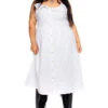 Vintage Y2K Cotton Eyelet Angel Dress - XL
