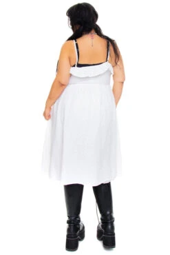 Vintage Y2K Cotton Eyelet Angel Dress - XL -TUNNEL Vision Shop 256A0505