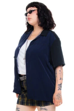 Vintage 90's Da Vinci Retro Bowling-Style Shirt - XL/2X -TUNNEL Vision Shop 256A0611