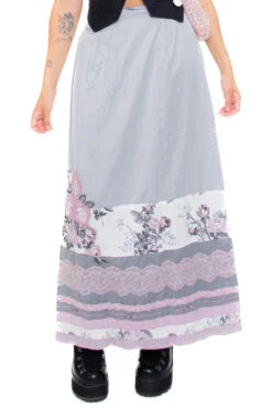 Vintage 80's Simply Sweet Beaded Maxi Skirt - XS/S/M