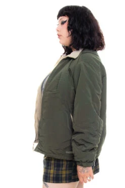 Vintage Y2K Olive Lined Jacket - XL/2X -TUNNEL Vision Shop 256A0656