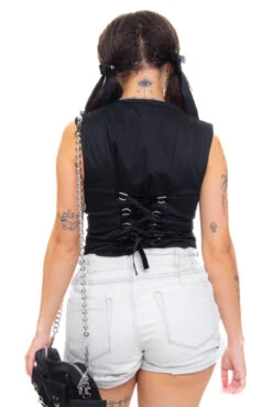 Vintage Y2K Iconic One Teaspoon Paperbag Shorts - S -TUNNEL Vision Shop 256A0716