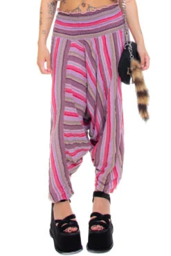 Vintage 90's Striped Hippie Pants - XS/S/M