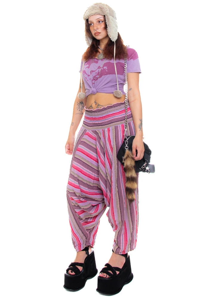 Vintage 90's Striped Hippie Pants - XS/S/M 4 Vintage 90's Striped Hippie Pants - XS/S/M - Image 4