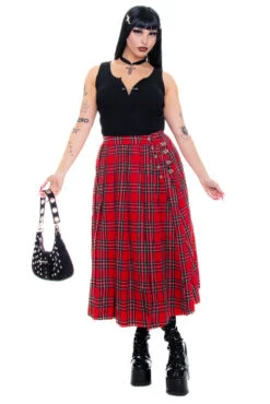 Muzzle Plaid Maxi Kilt 33 Muzzle Plaid Maxi Kilt -TUNNEL Vision Shop 256A0790
