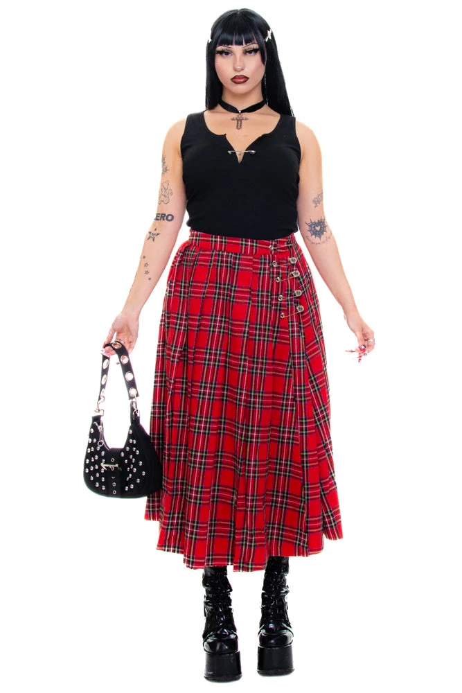 Muzzle Plaid Maxi Kilt 16 Muzzle Plaid Maxi Kilt - Image 16