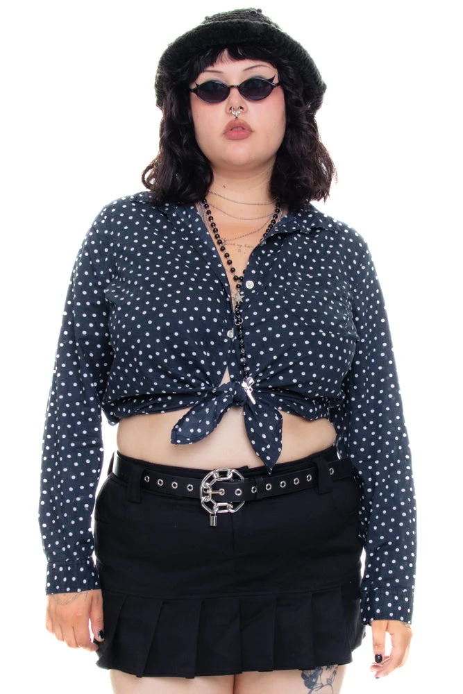 Vintage 90's Polka Dot Button-Up Shirt - L/XL 1 Vintage 90's Polka Dot Button-Up Shirt - L/XL