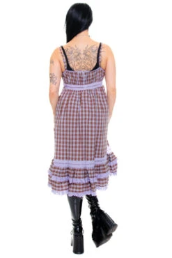 Maxi Dolly Plaid Dress -TUNNEL Vision Shop 256A0838