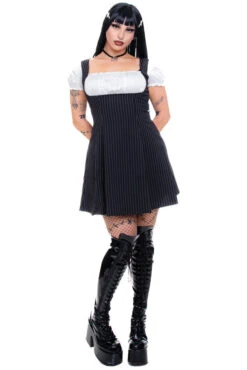 Alicia Underbust Pinstripe Dress -TUNNEL Vision Shop 256A0853