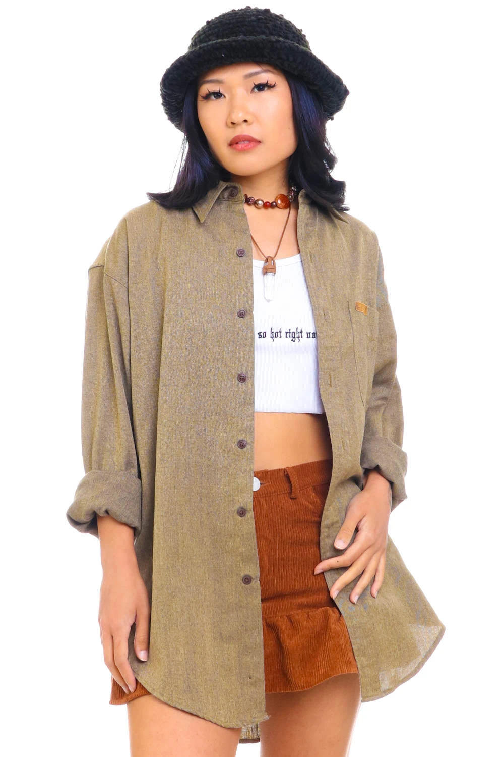 Vintage Classics - Plain Long-Sleeve Button-Up Shirts 10 Vintage Classics - Plain Long-Sleeve Button-Up Shirts - Image 10