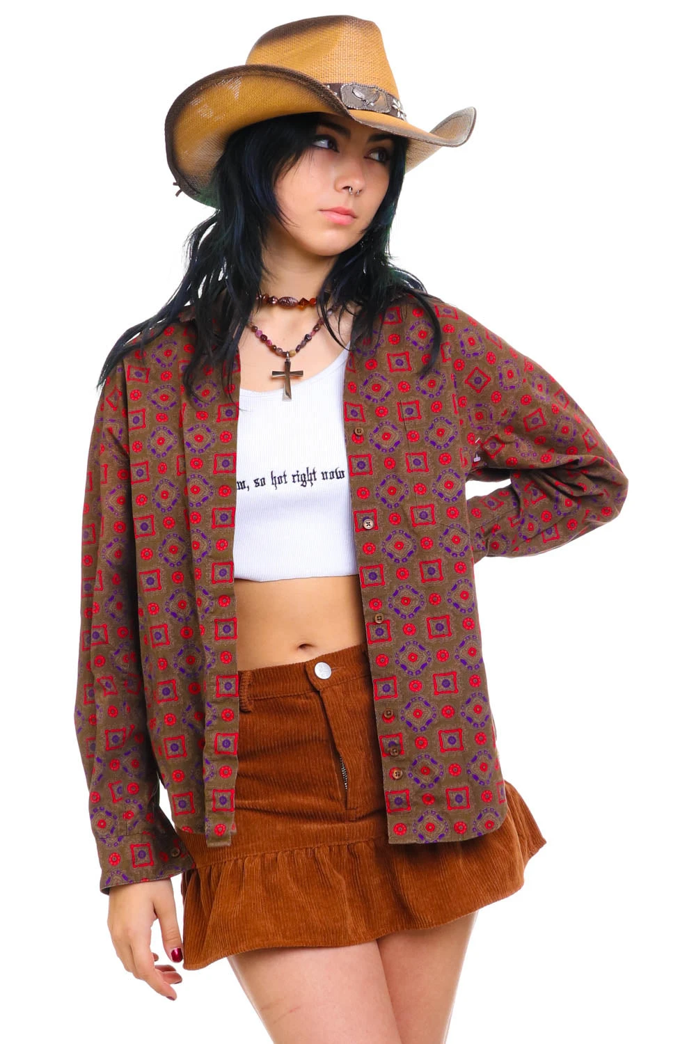 Classic Vintage Long-Sleeve Button-Up Shirts - Printed 16 Classic Vintage Long-Sleeve Button-Up Shirts - Printed - Image 16