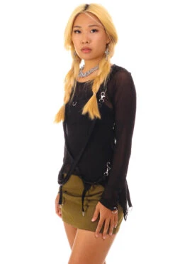 Gish Black Convertible 3-in-1 Layered Top -TUNNEL Vision Shop 256A1247 a9b03fc1 5937 4a7d b99f 3d07eee75d0b