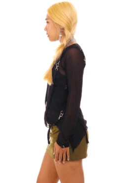 Gish Black Convertible 3-in-1 Layered Top -TUNNEL Vision Shop 256A1248 3d091146 7480 41cd 9e43 4d74bb824e60