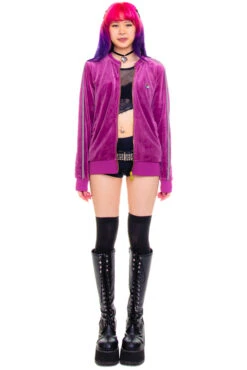 Vintage Y2K Fila Velveteen Track Jacket - One Size Fits Many -TUNNEL Vision Shop 256A1264