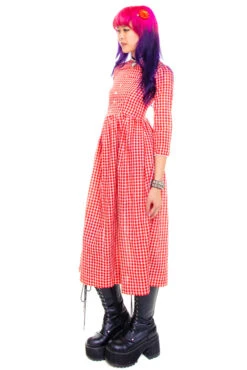 Vintage 70's Raggedy Anne Gingham Dolly Dress - XS -TUNNEL Vision Shop 256A1301 55f5ae85 faaa 4e13 bab0 d53c44123a88