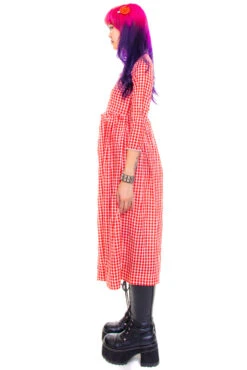 Vintage 70's Raggedy Anne Gingham Dolly Dress - XS -TUNNEL Vision Shop 256A1302 76bc51aa fd44 452c a054 343460d853be