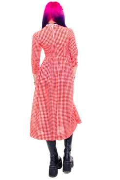 Vintage 70's Raggedy Anne Gingham Dolly Dress - XS -TUNNEL Vision Shop 256A1304
