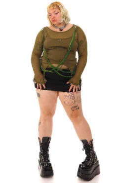 Gish Olive Convertible 3-in-1 Layered Top -TUNNEL Vision Shop 256A1417 db4b969c fa16 4ea5 b3a3 bf7a8734410f