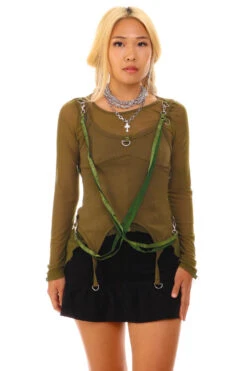Gish Olive Convertible 3-in-1 Layered Top -TUNNEL Vision Shop 256A1527 5797a13e 49b6 474c a7f4 2fb23dd28bf0
