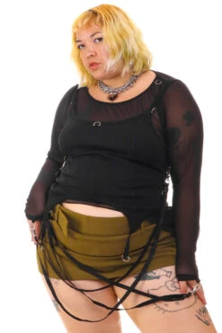 Gish Black Convertible 3-in-1 Layered Top -TUNNEL Vision Shop 256A1625 6bc5f531 a209 4da4 ac73 62c84f75c661