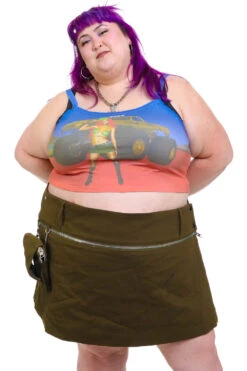 Max Olive Utility Mini Skirt -TUNNEL Vision Shop 256A1807 c9b61983 cf9b 4908 acef 455bbfd6c64d