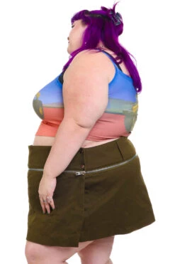 Max Olive Utility Mini Skirt -TUNNEL Vision Shop 256A1809 71fa1cbc dffc 4442 a6a5 1e34fa997f32