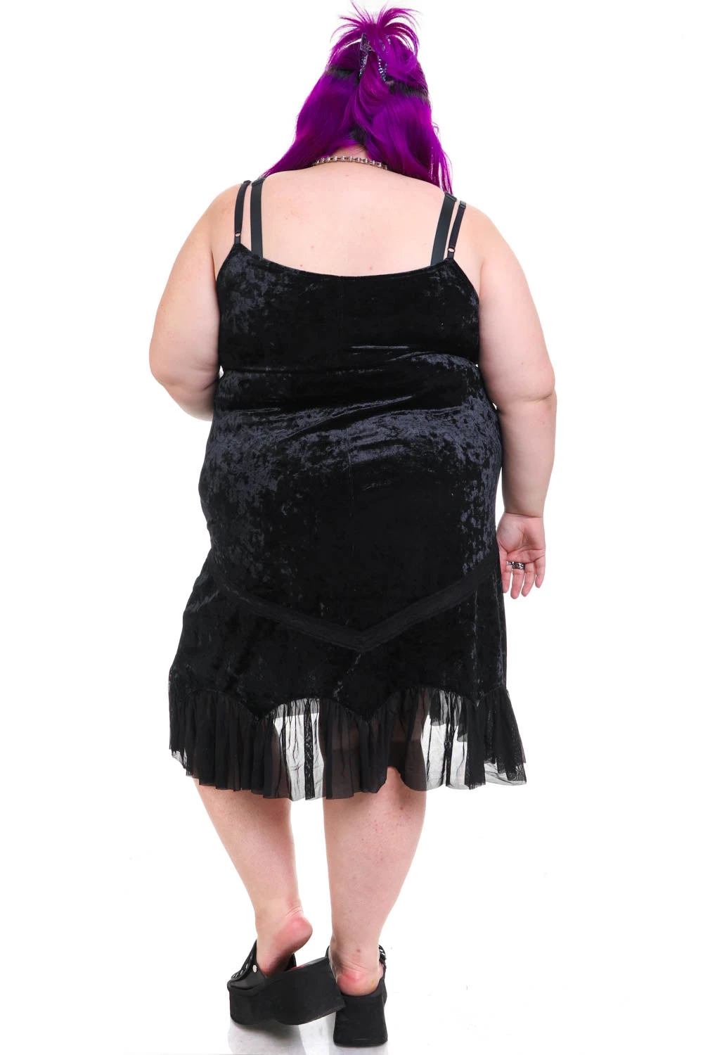 Luci Black Velvet Midi Dress 13 Luci Black Velvet Midi Dress - Image 13