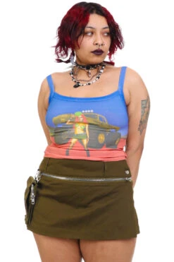 Max Olive Utility Mini Skirt -TUNNEL Vision Shop 256A2068 57ec30f1 854f 4190 bca9 06b348891286